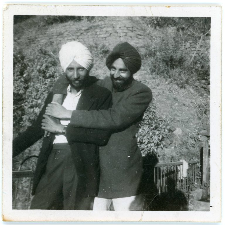 Hari Singh Everest (Left) With Man, Shimla, India, Circa Early 1950s. Courtesy of the Everest Family. 