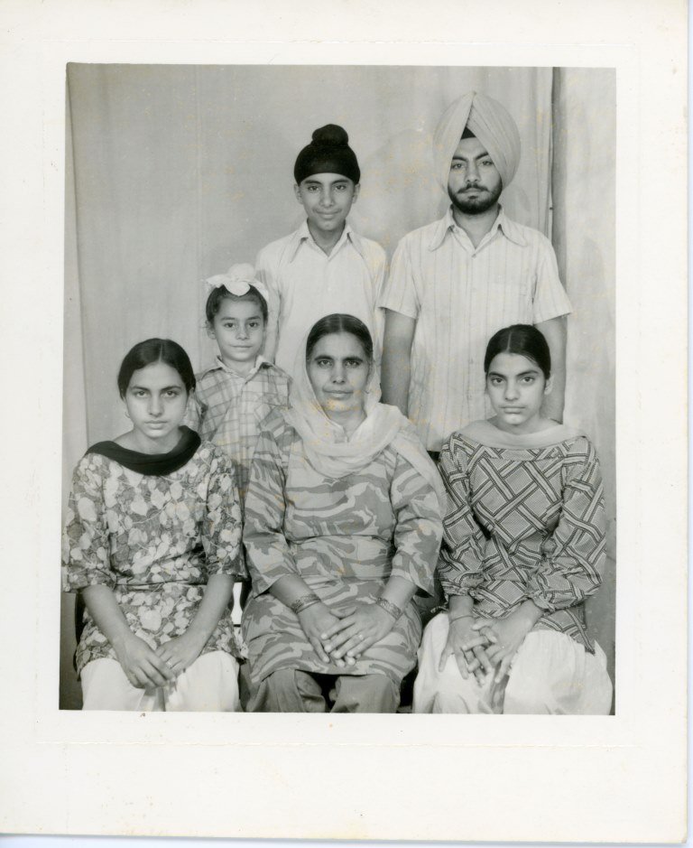 Kang Family Portrait, Punjab, c 1974. Courtesy of the Kang Family.