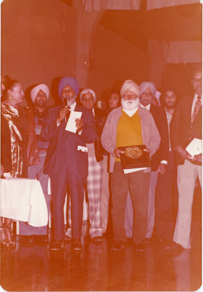 Hari Singh Everest, Master of Ceremonies, Yuba City, Circa 1980s. Courtesy of the Everest Family.