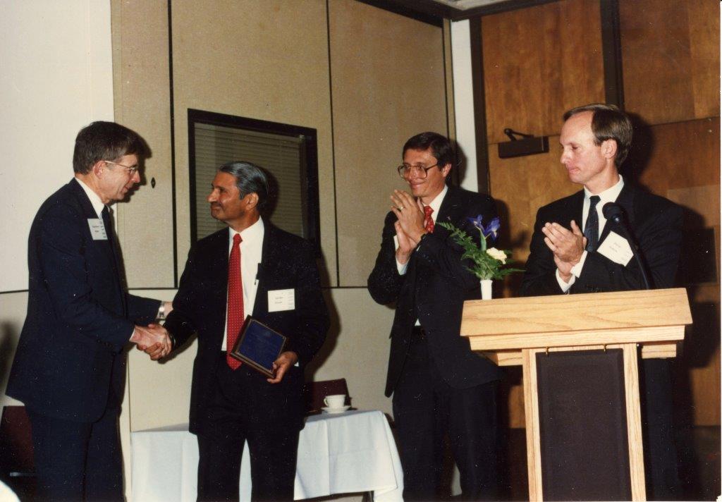 Emil M. Mrak International Award, University of California, Davis, 1990, Davis, CA. Courtesy of the Khush Family.