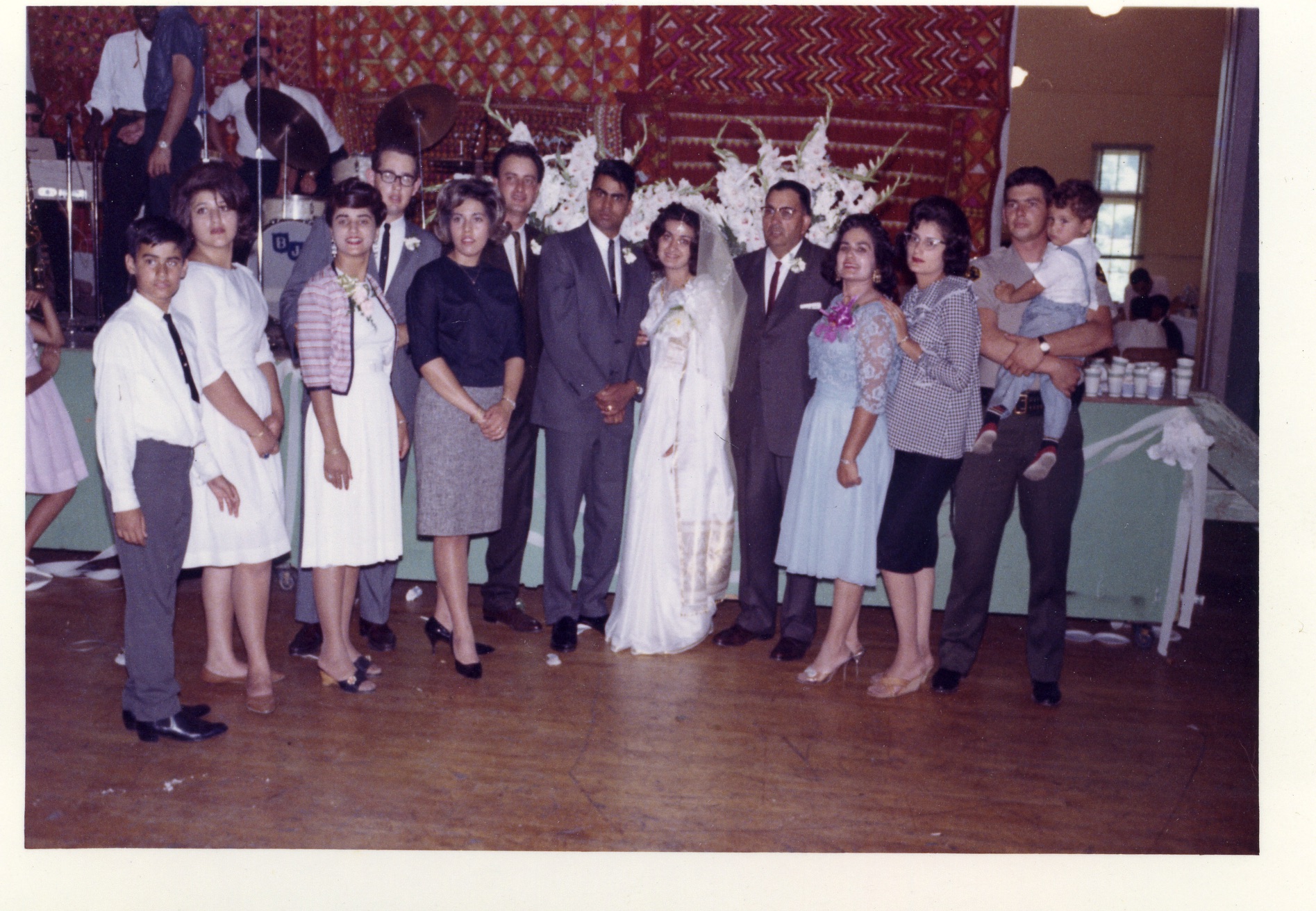 Wedding Party. Courtesy of the Bains Family and the Punjabi American Heritage Society.