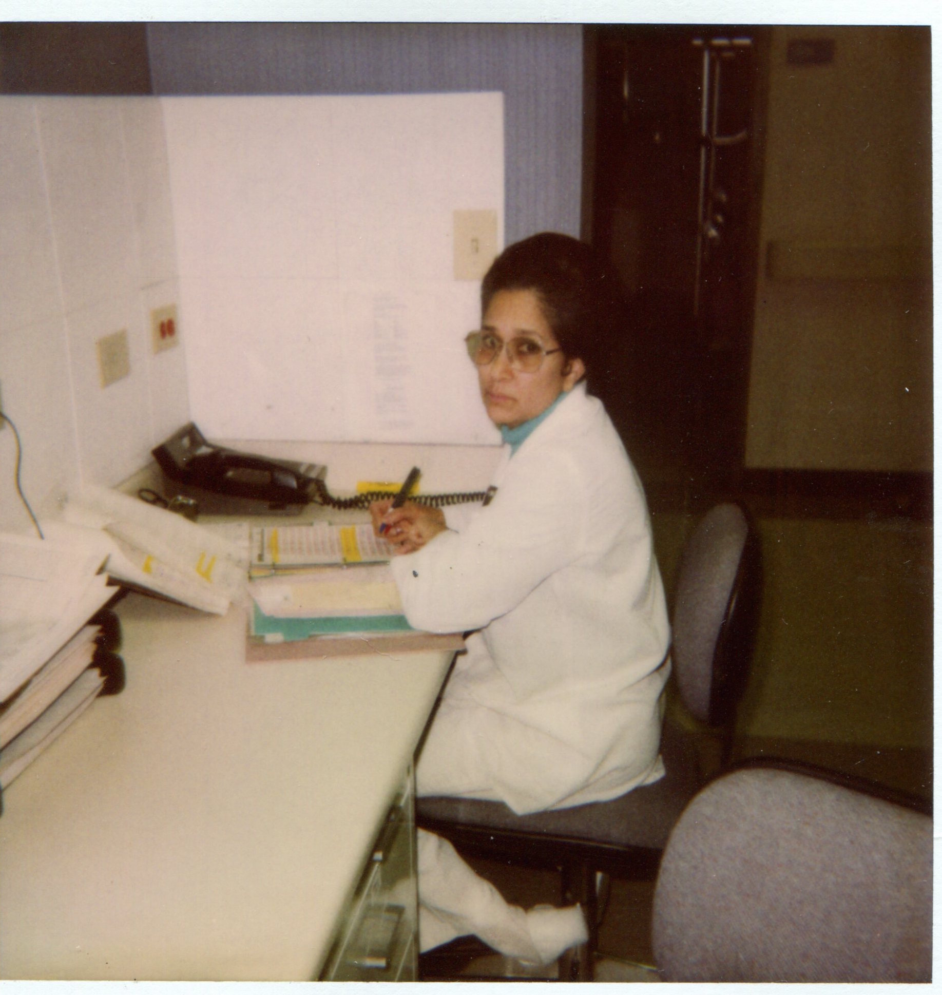 Harbans Sekhon, Nursing, Circa 1980s. Courtesy of Mrs Harbans Sekhon.