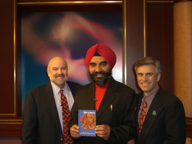 "Sikhs in America" Emmy Award Winning KVIE Documentary. Dr Kang At KVIE (PBS) Studios, Sacramento, CA, 2008. Courtesy of the Kang Family.