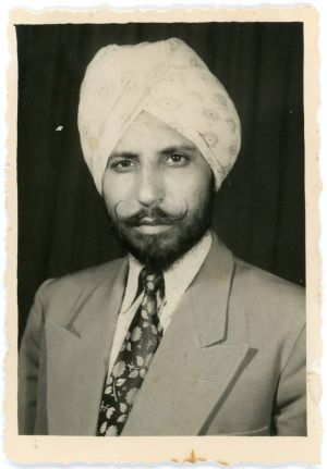 Hari Singh Everest Indian Passport Photograph, 1953.  Courtesy of the Everest Family.
