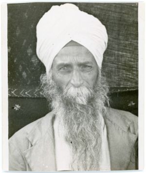 Sardar Jagat Singh (Hari Singh Everest's Father), India.  Courtesy of the Everest Family.