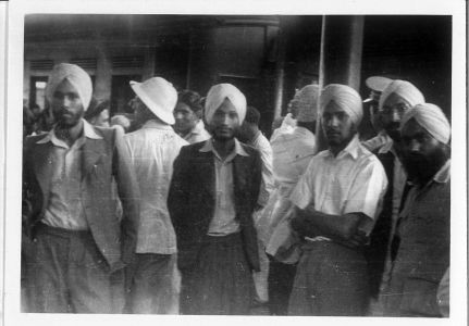 Mehar Singh Tumber With His Close Friends, Nairobi, Kenya, 1943.