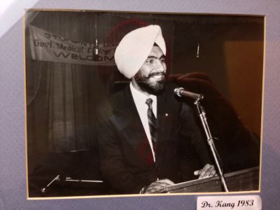 President, Students Union Medical College, Patiala, Punjab, 1983.  Courtesy of the Kang Family.