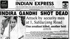 1984 Indira Gandhi
